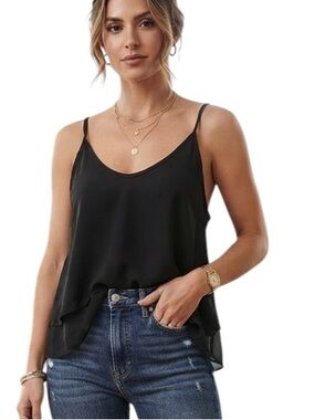 Purple Black Women's Top size S/M